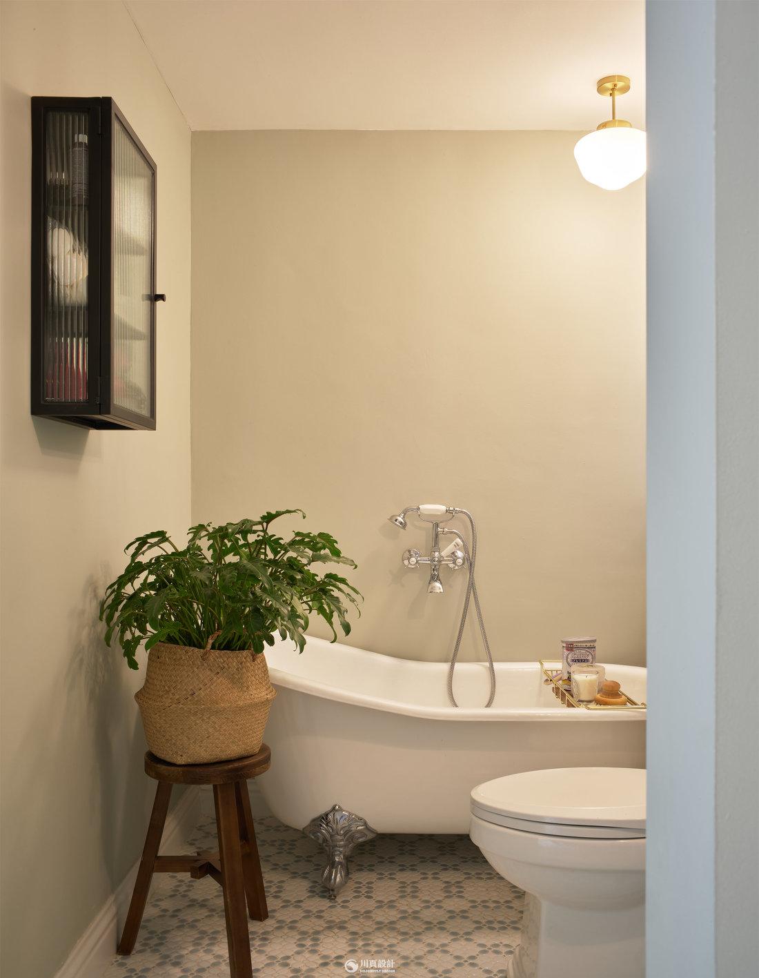 北欧中古风套间设计-51