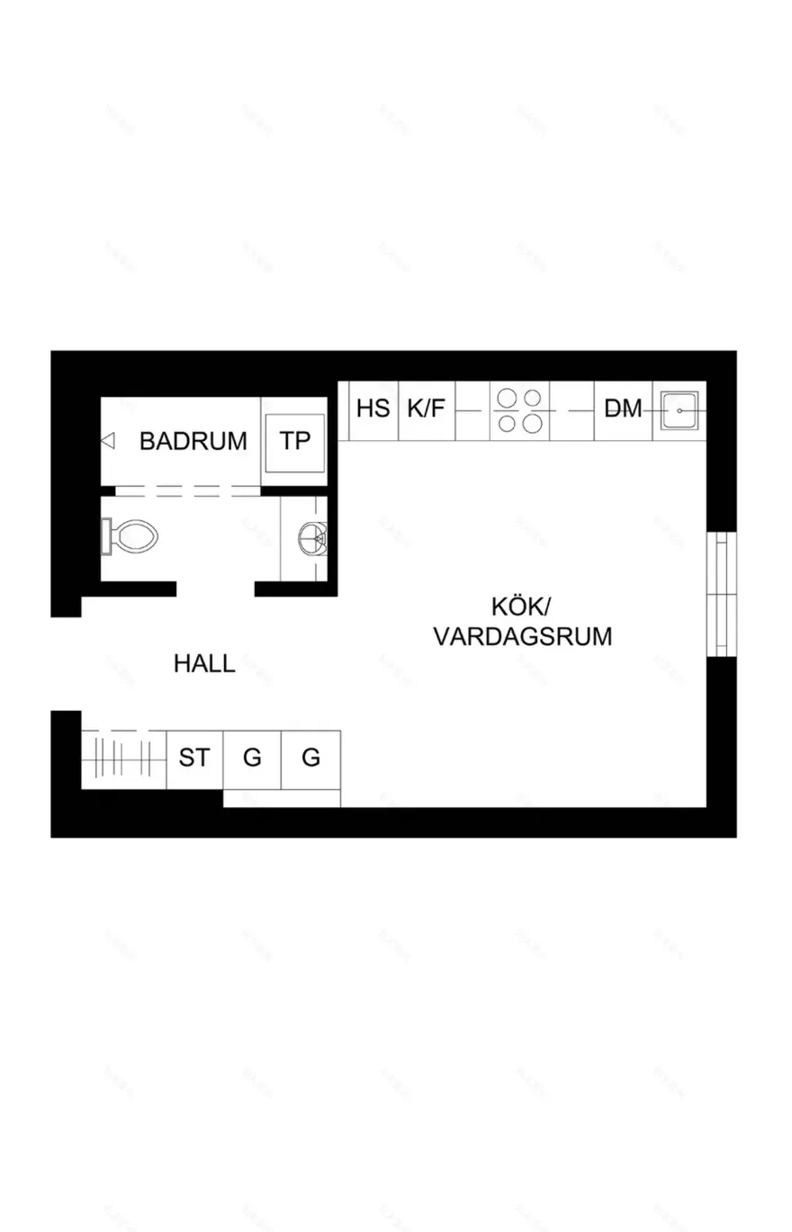 28 平米酒店式豪华公寓,厨房设计成亮点-10