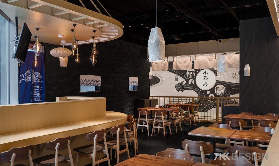 《小西涉》日式料理店 | 现代与传统交融的半开放式设计-3