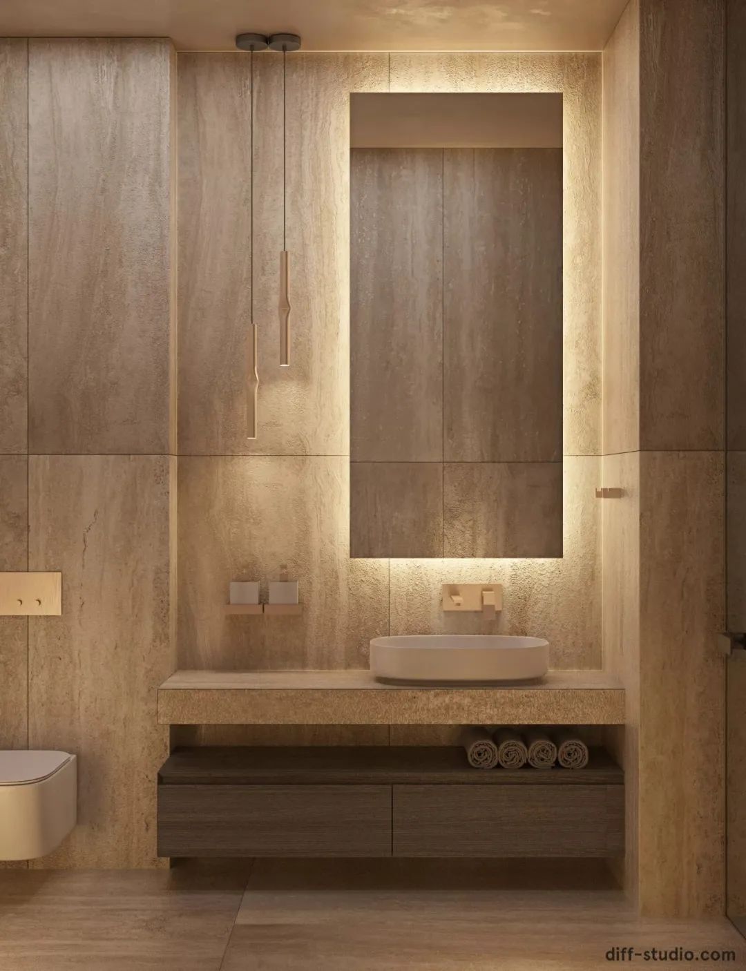 乌克兰基辅 1600㎡新古典奢华大宅丨Diff.Studio-99