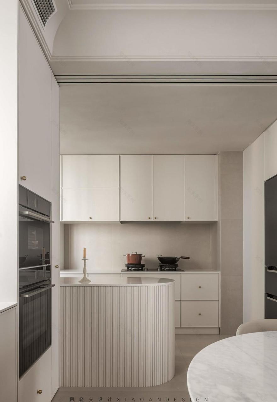 奶油肌理勾勒182㎡居家美学-35