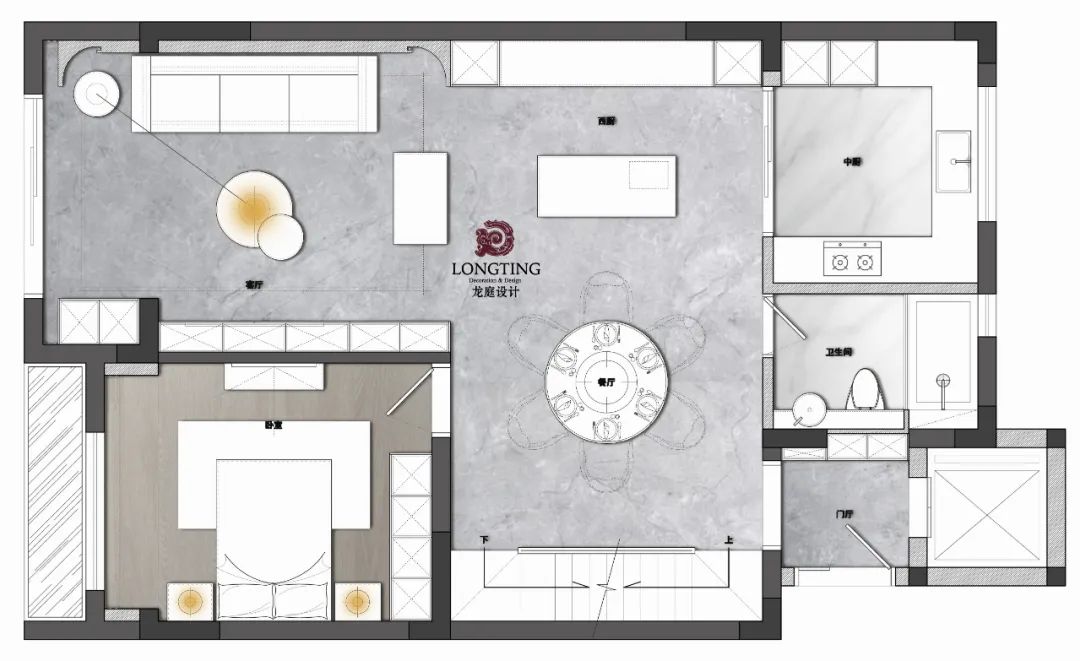 御西湖现代简约之家丨龙庭设计-23