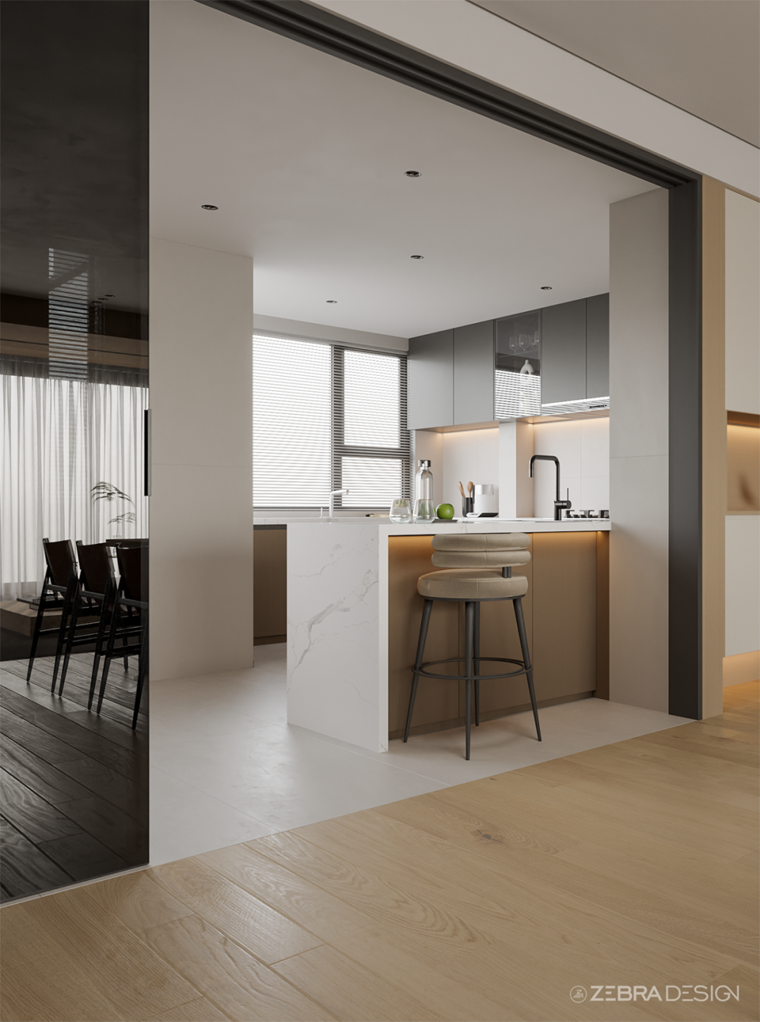 往·来 · 极简温馨的居住空间设计丨中国桂林丨斑马设计事务所-18