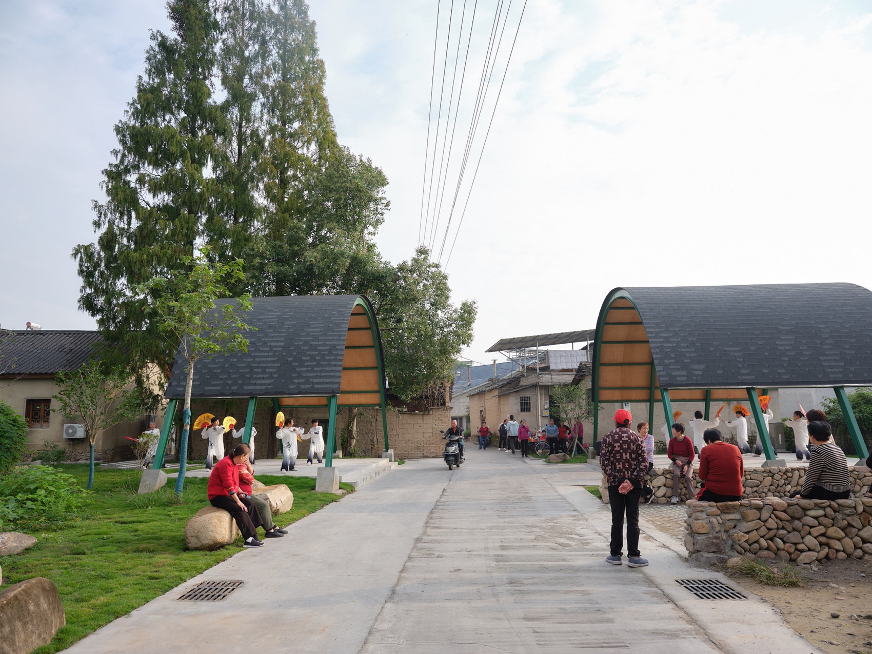 “两个半”·古市镇下街茶广场丨中国浙江丨衍述设计-34