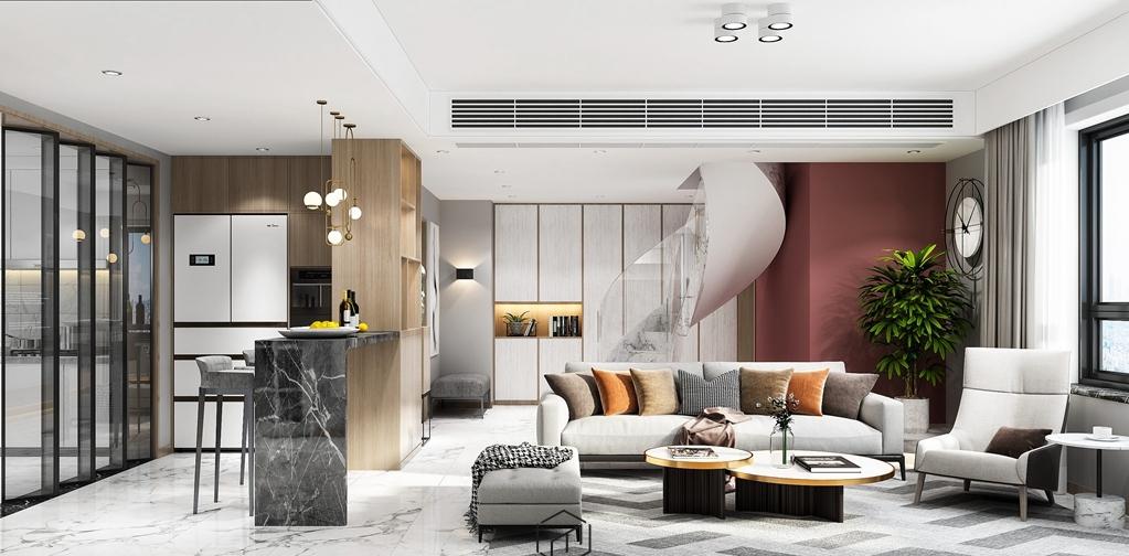 混搭风家居设计,满足一家四口需求-0