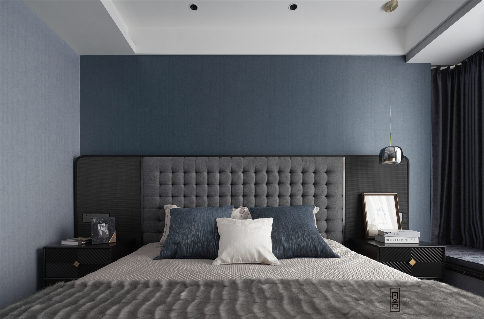 朝雨湿青木丨内舍整体软装-22