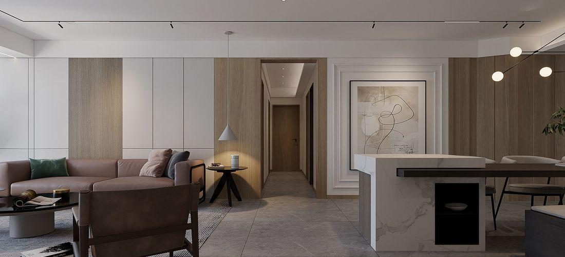 大橡空间 135㎡平层设计-12