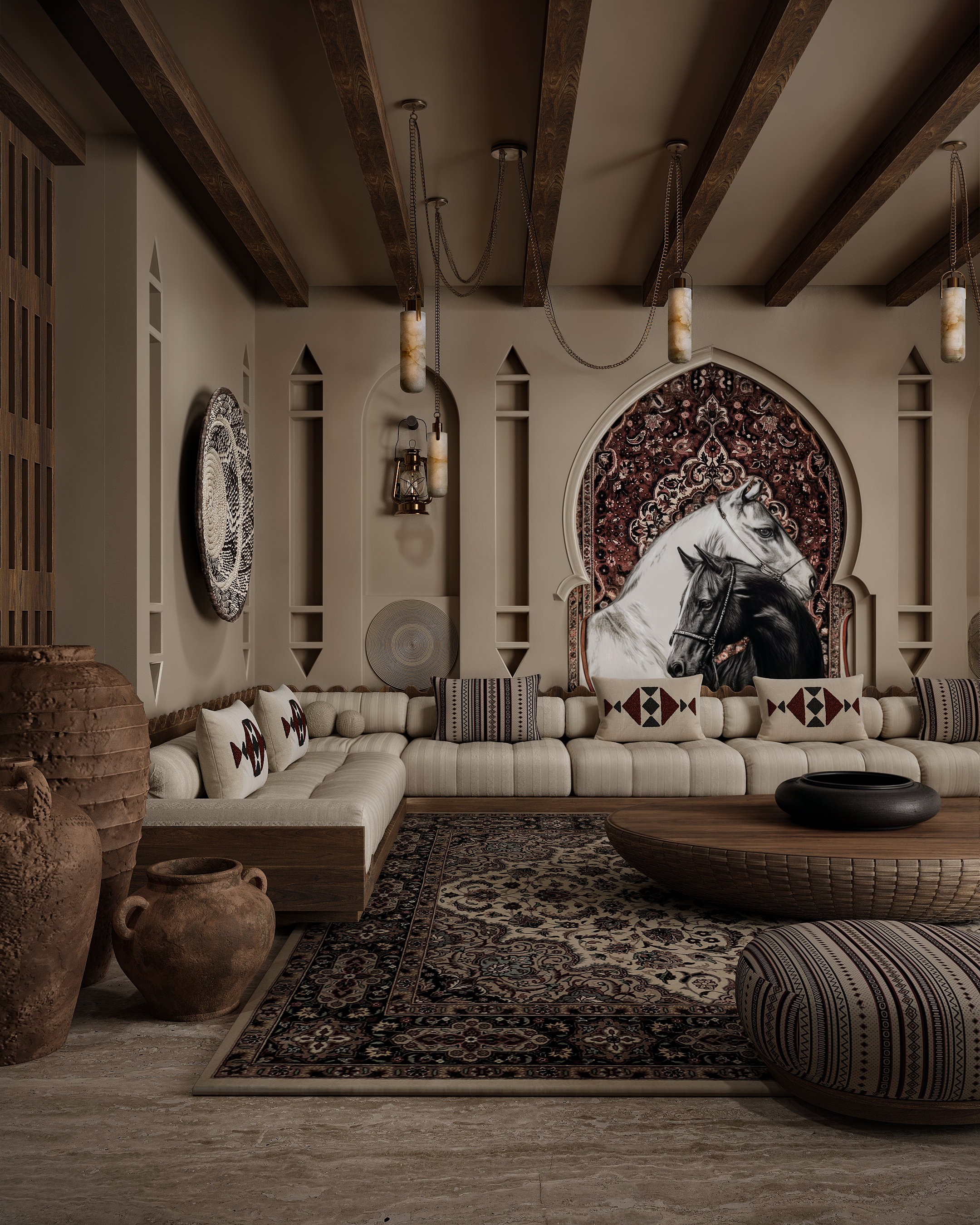 NEW NAJDI MAJLIS DESIGN（新纳吉迪马吉里斯设计）丨沙特阿拉伯丨SALMA SOBHY-15