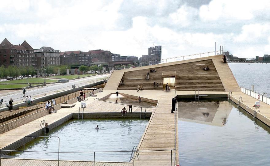 哥本哈根港口泳池 | 蓝海计划中的水上天堂-21