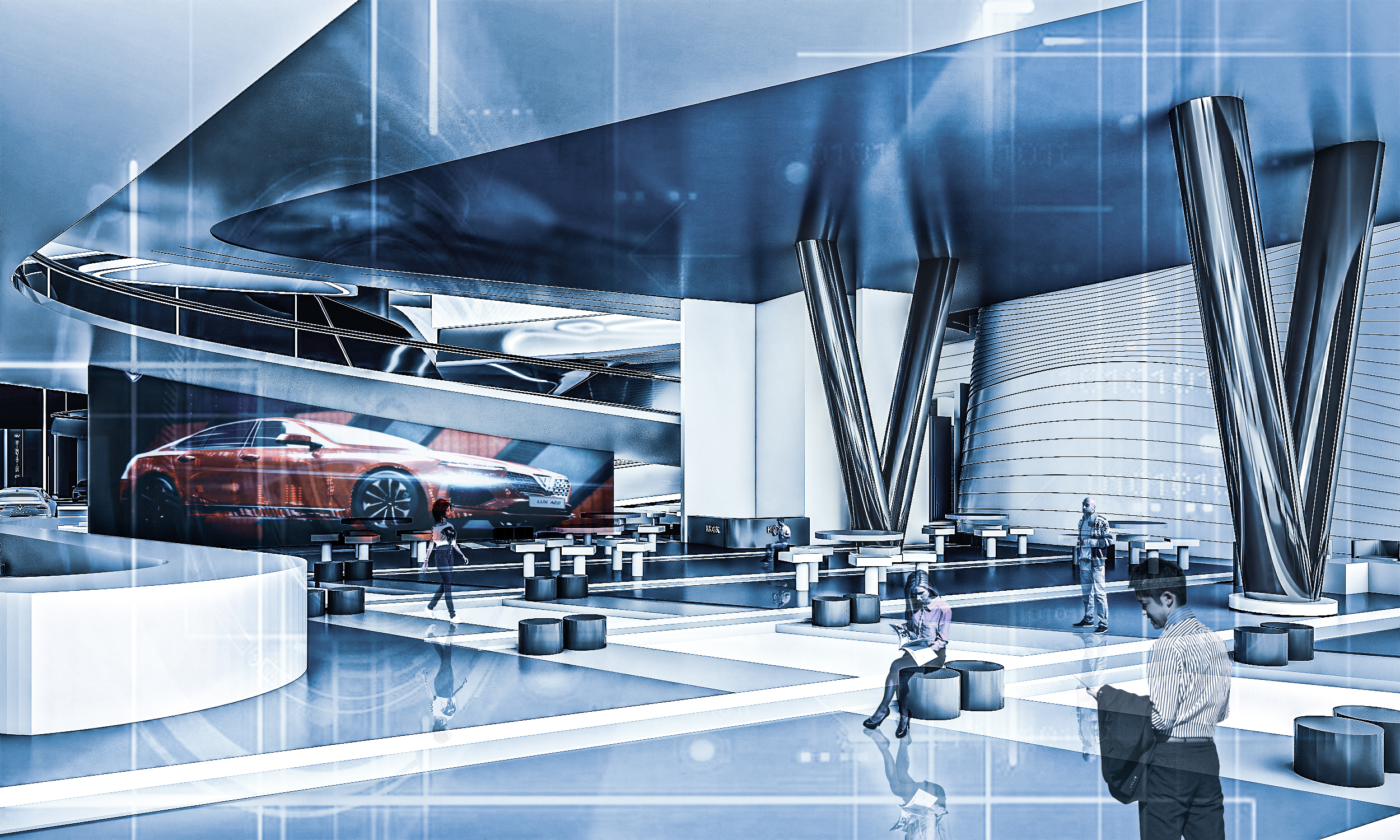 Vinfast 展厅设计竞赛获奖者丨美国纽约-5