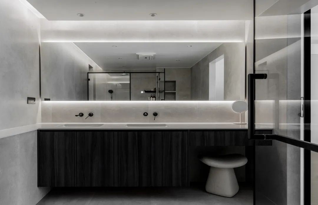 158㎡全承重墙老三居的现代简约设计丨研筑国际室内设计事务所-57