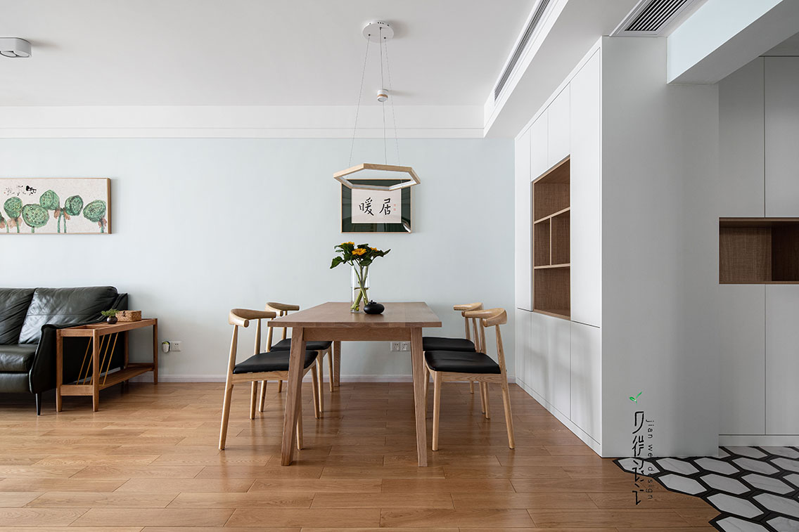 日式原木风三口之家丨中国深圳丨见微陈设艺术-26