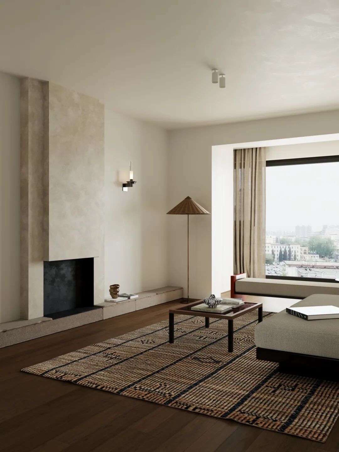 岚一设计｜温和有序的错层住宅-17