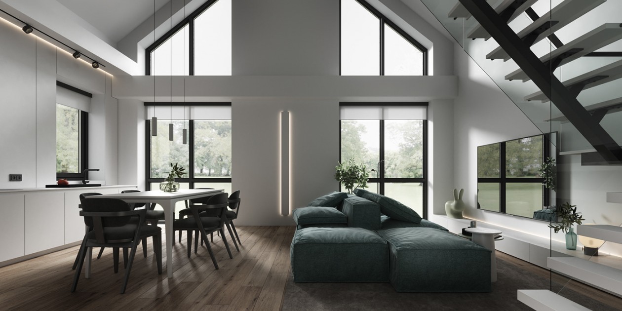 小跃层 - 将极简风表现的淋漓尽致-2