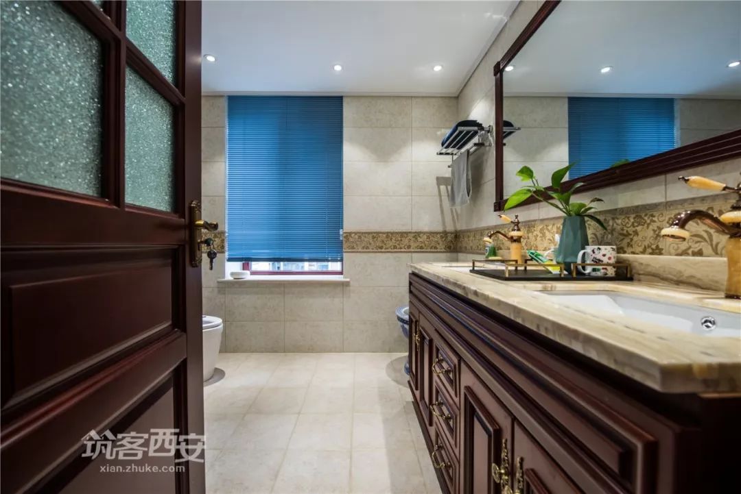 西安紫薇永和坊美式家居,设计师白聚强的茶艺收藏空间-46