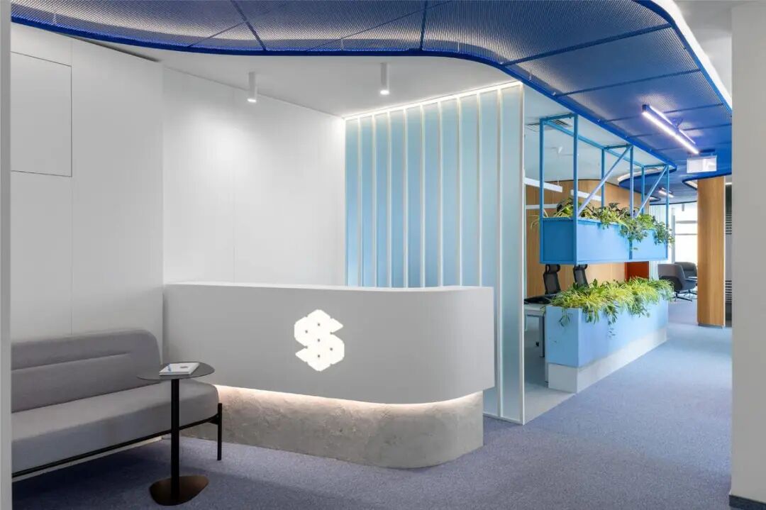 Syscom Engineering索非亚办公室:蓝色美学丨保加利亚丨SOFT CASE STUDIO-7