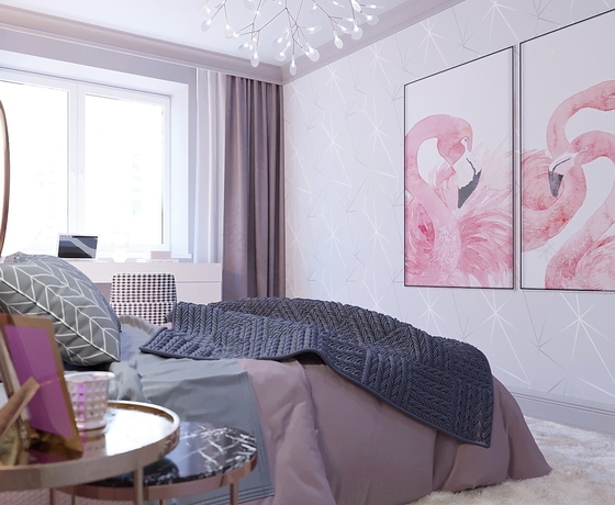 ЖК "Изумрудный" 三居室公寓室内设计丨俄罗斯萨马拉-24