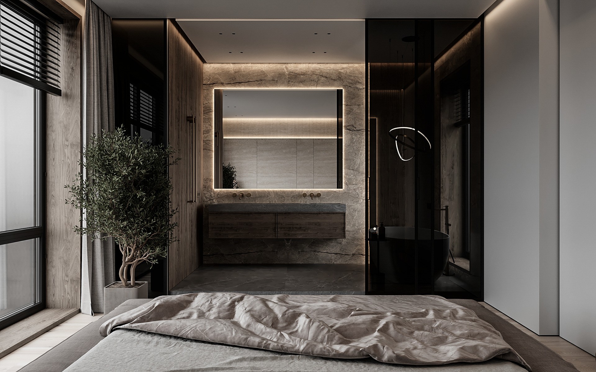 高级灰色系住宅设计-21