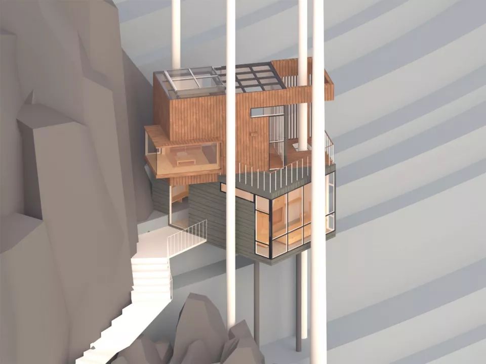 老君山树屋 | 悬崖之上的精致空间-8