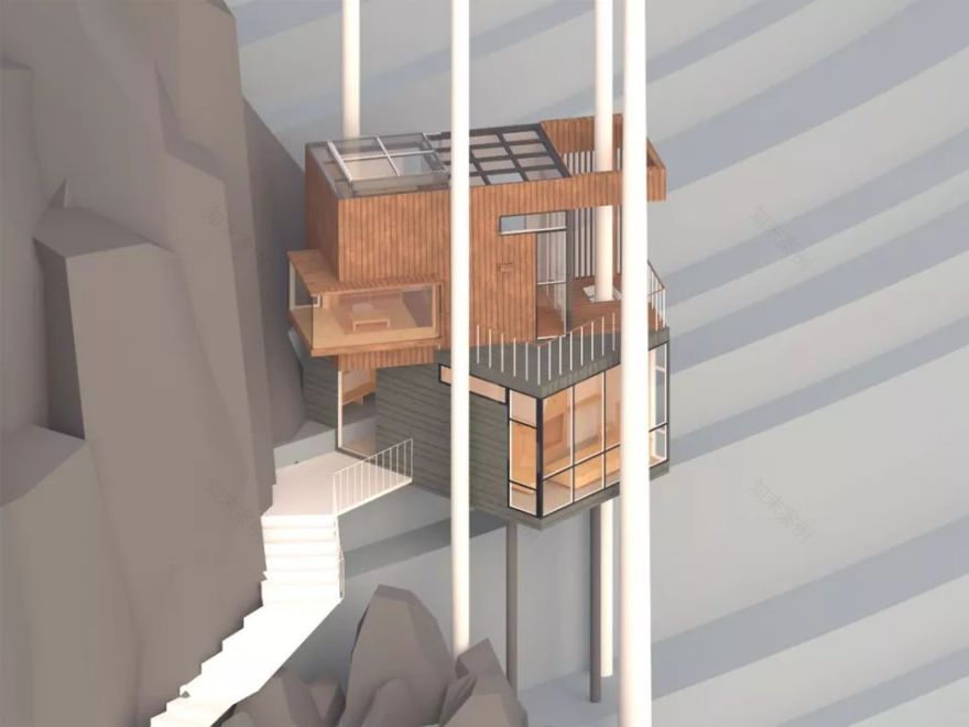 老君山树屋 | 悬崖之上的精致空间-8