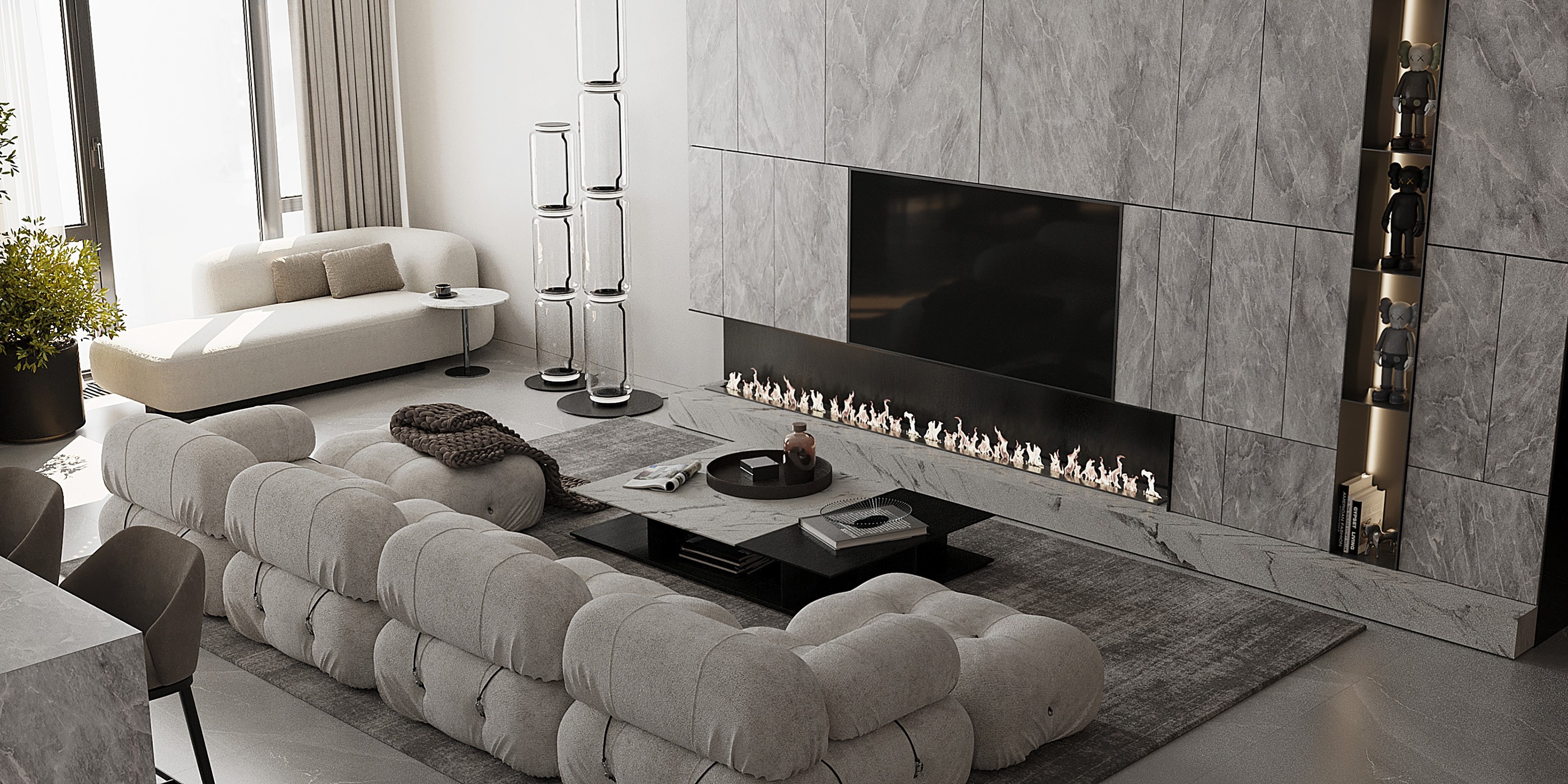 基辅160平，商务公寓设计！-1