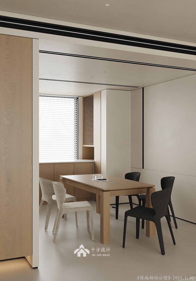 南昌安义绿地柏仕公馆现代极简奶油风-6