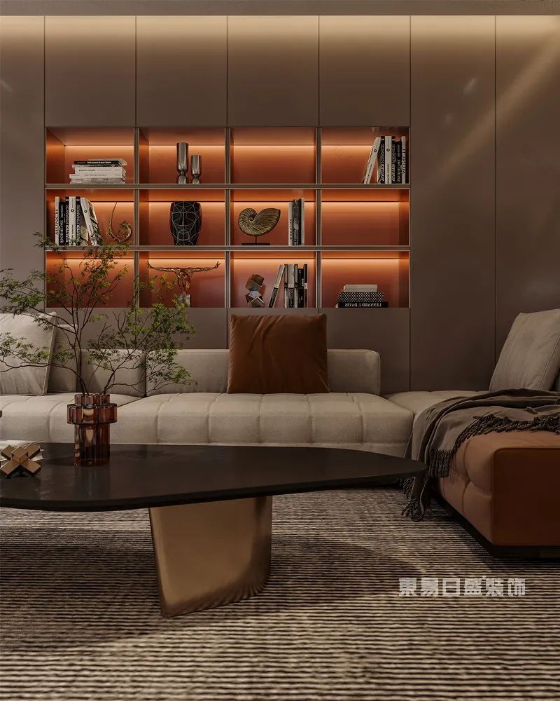 【首发】于凯作品:春酲 | 中梁壹号院350㎡现代风格别墅装修-66