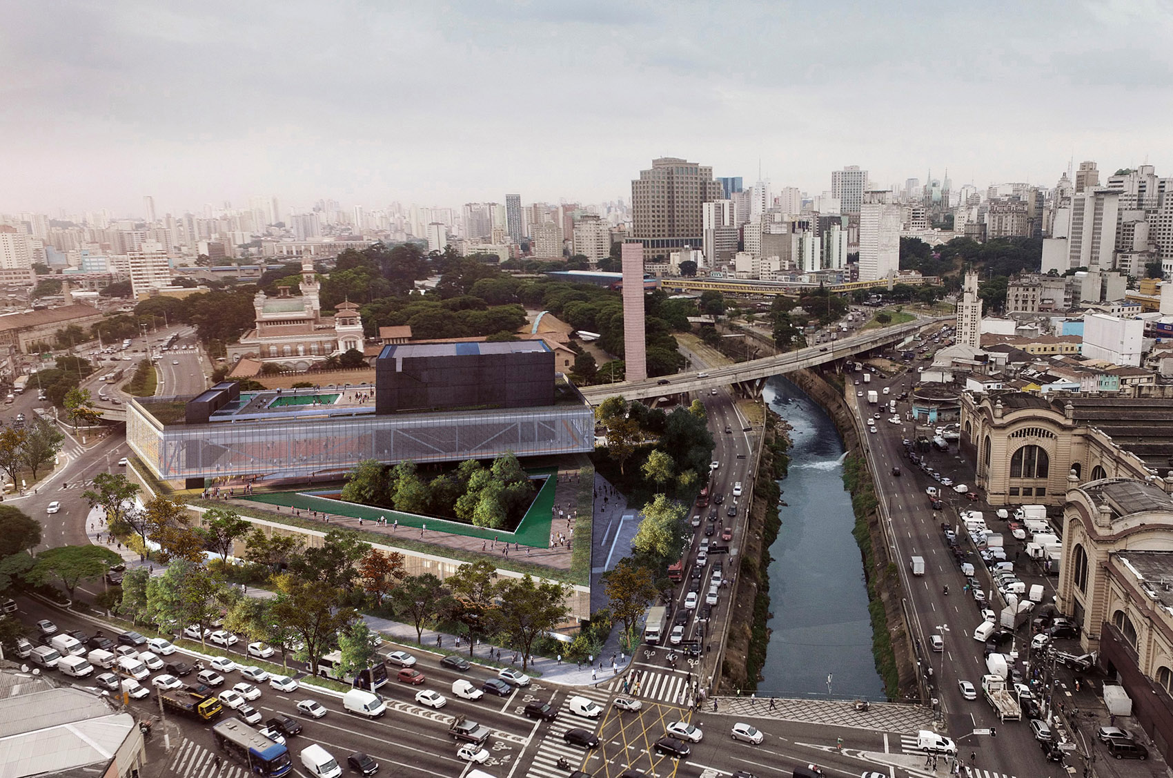 Sesc Parque Dom Pedro II项目丨巴西圣保罗丨Una Arquitetos-30