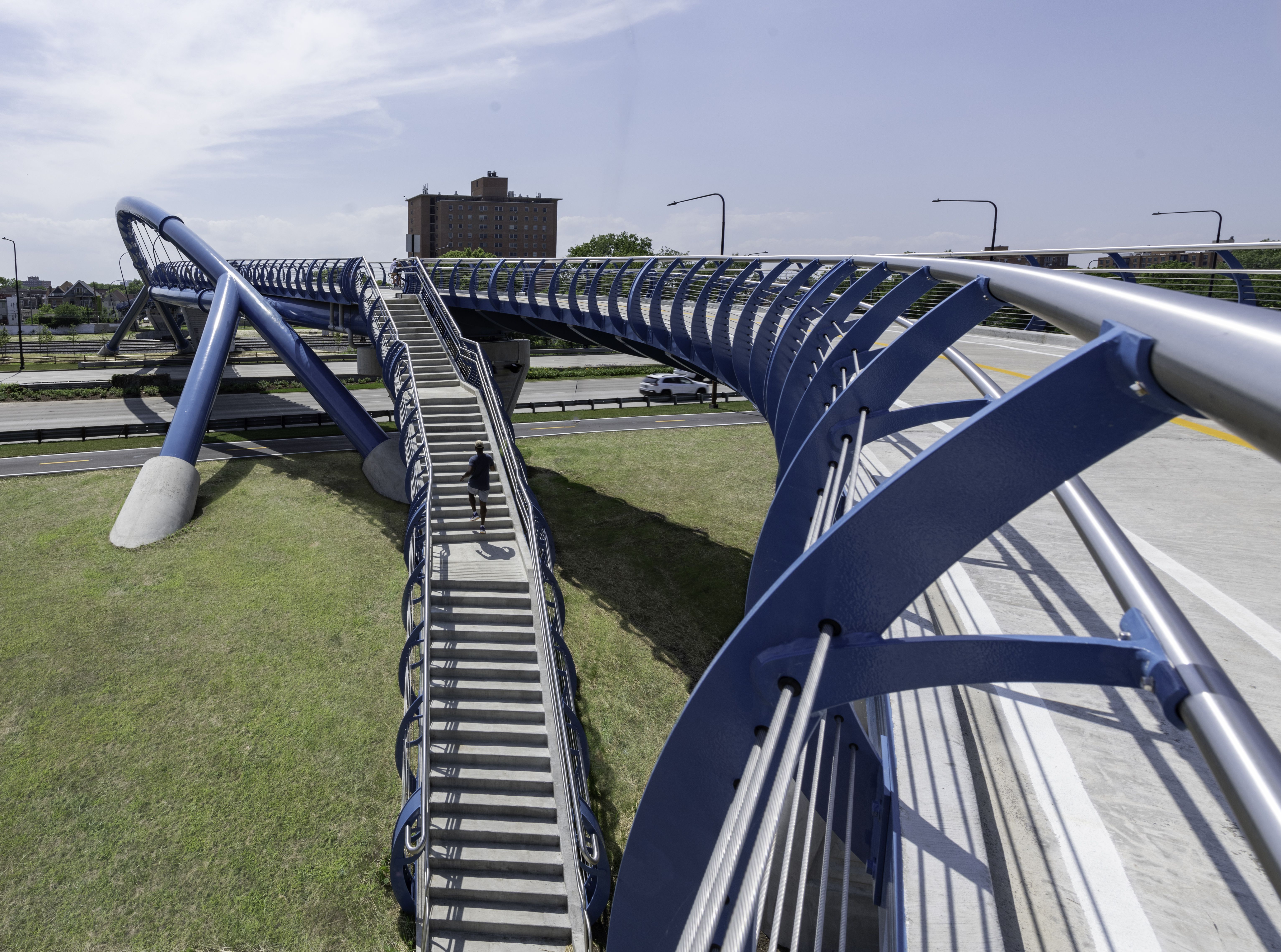 41st and 43rd Street Pedestrian Bridges Chicago | Cordogan Clark & Associates-23