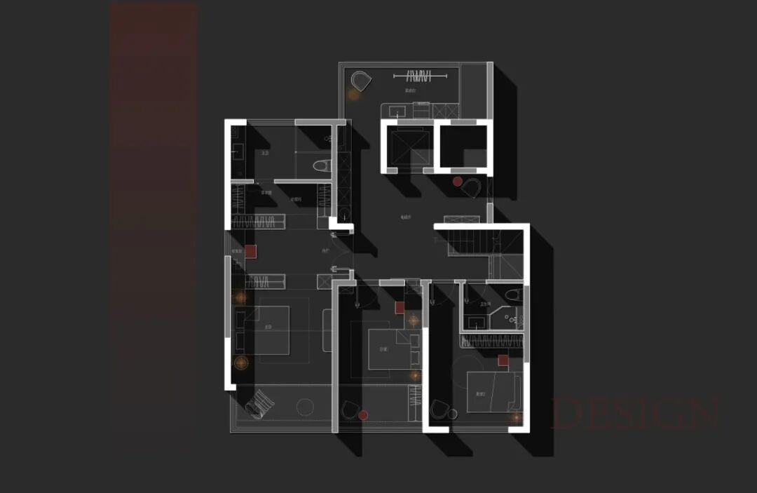 揽月台299㎡中叠现代简约设计-56