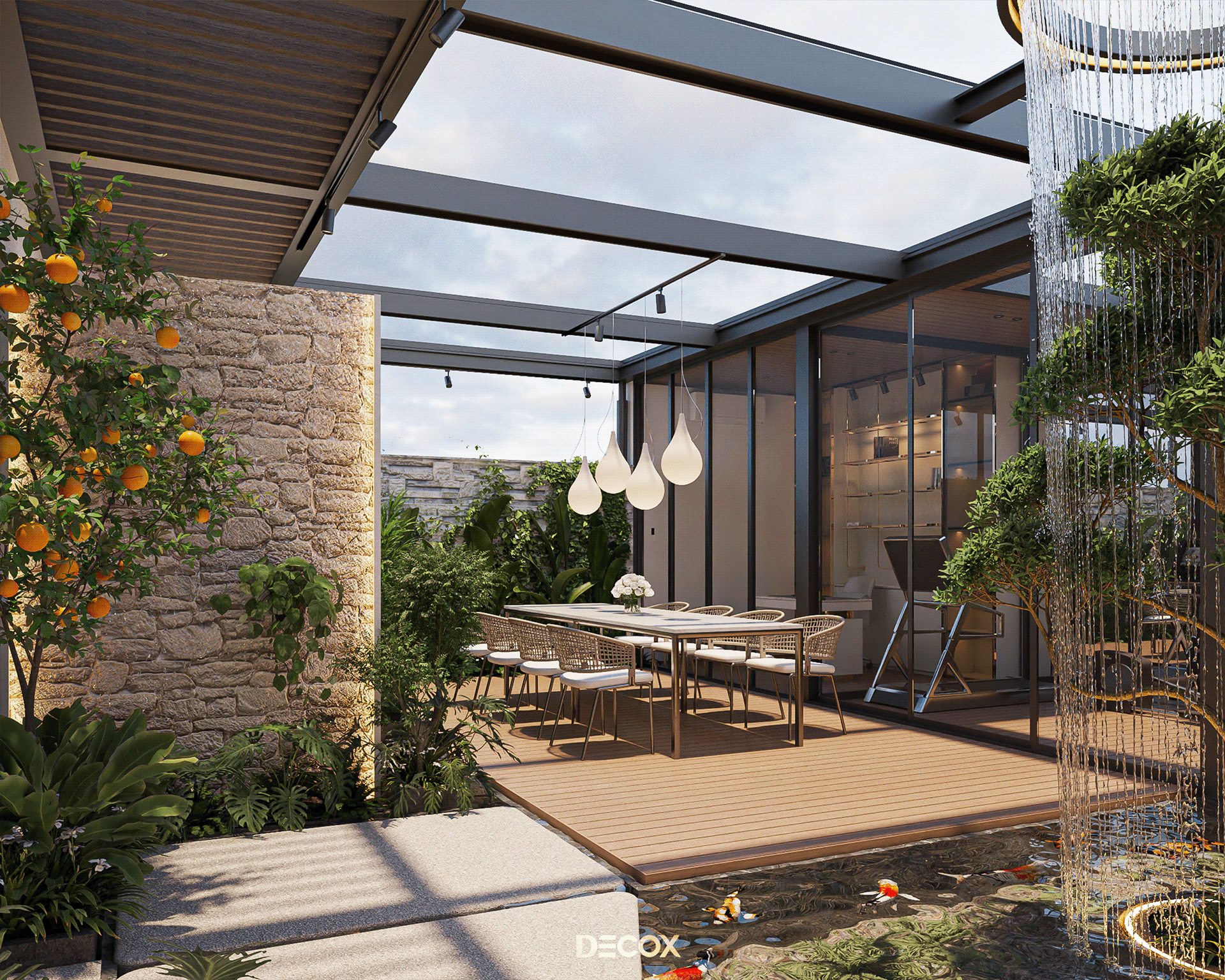 别墅庭院丨PHUONG RED-5