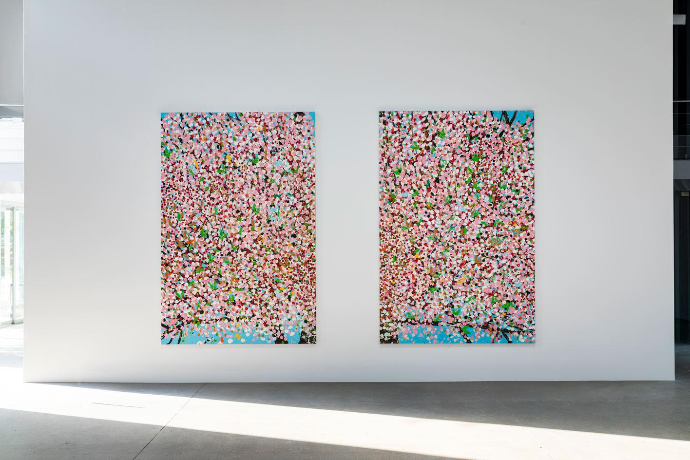 Damien Hirst 的“极富装饰性”樱花绘画-21