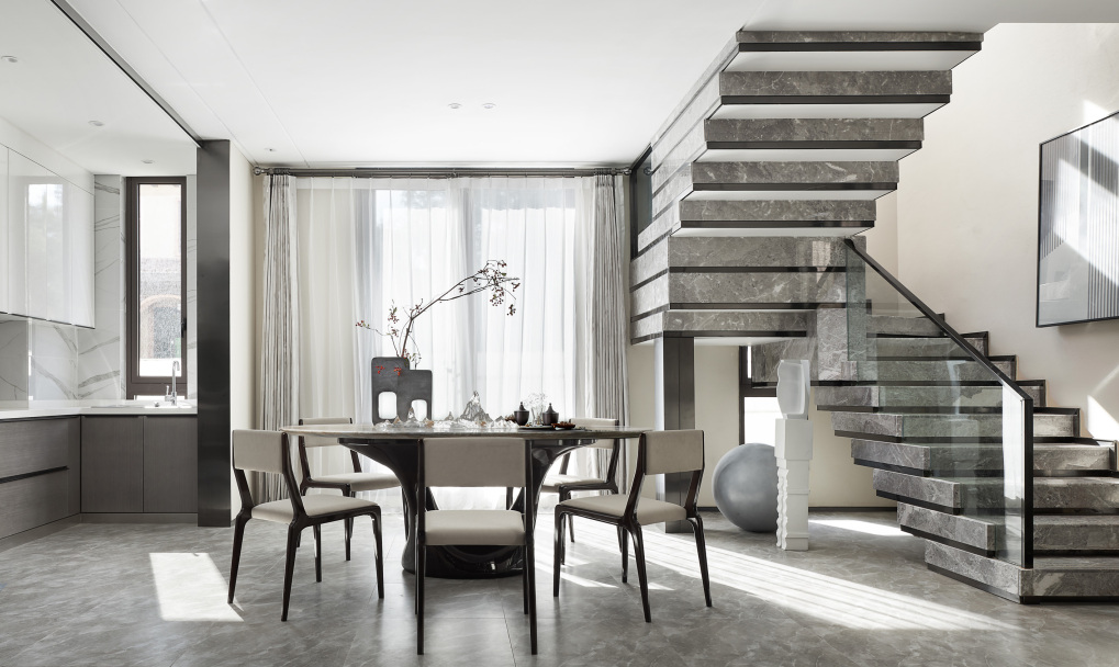 180 ㎡林隐天下合院：中西方的浪漫，高级又不同 | 纳沃设计-13