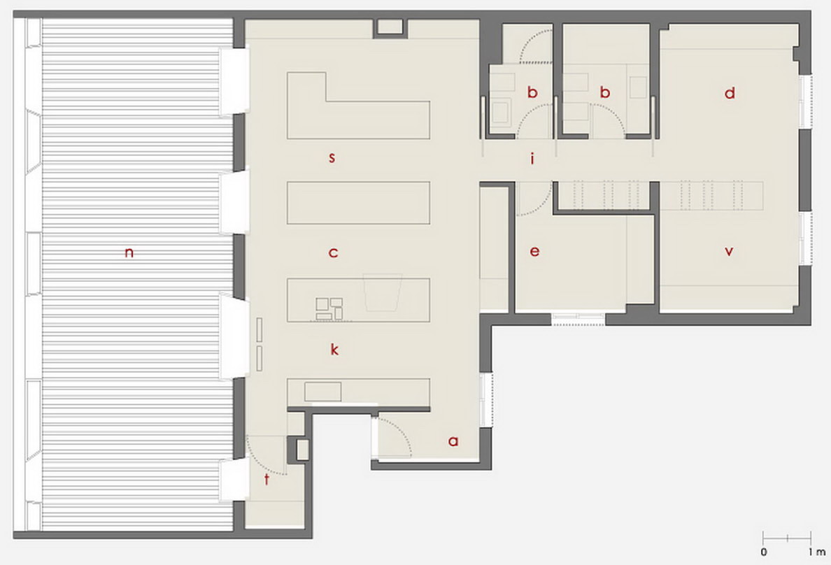 西班牙瓦伦西亚木制阁楼——活力橙色点亮生活空间-21