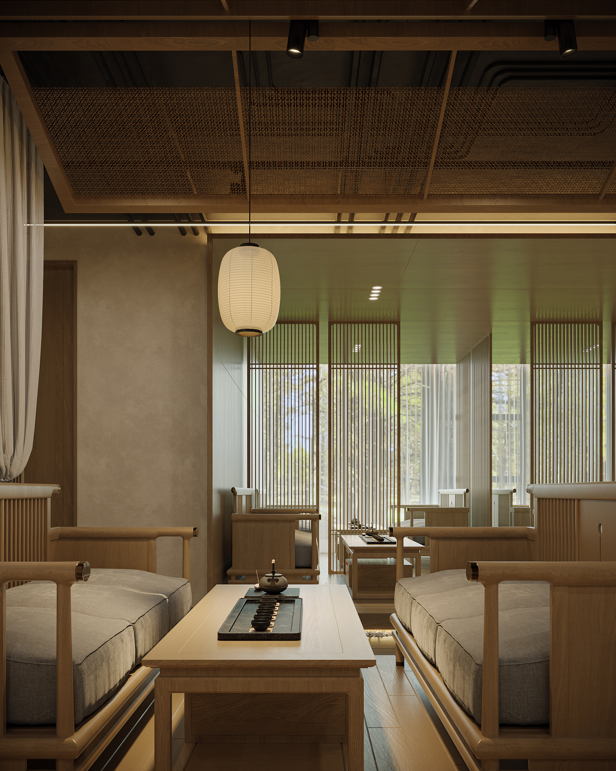 茶楼   杭州白龙马效果图-4