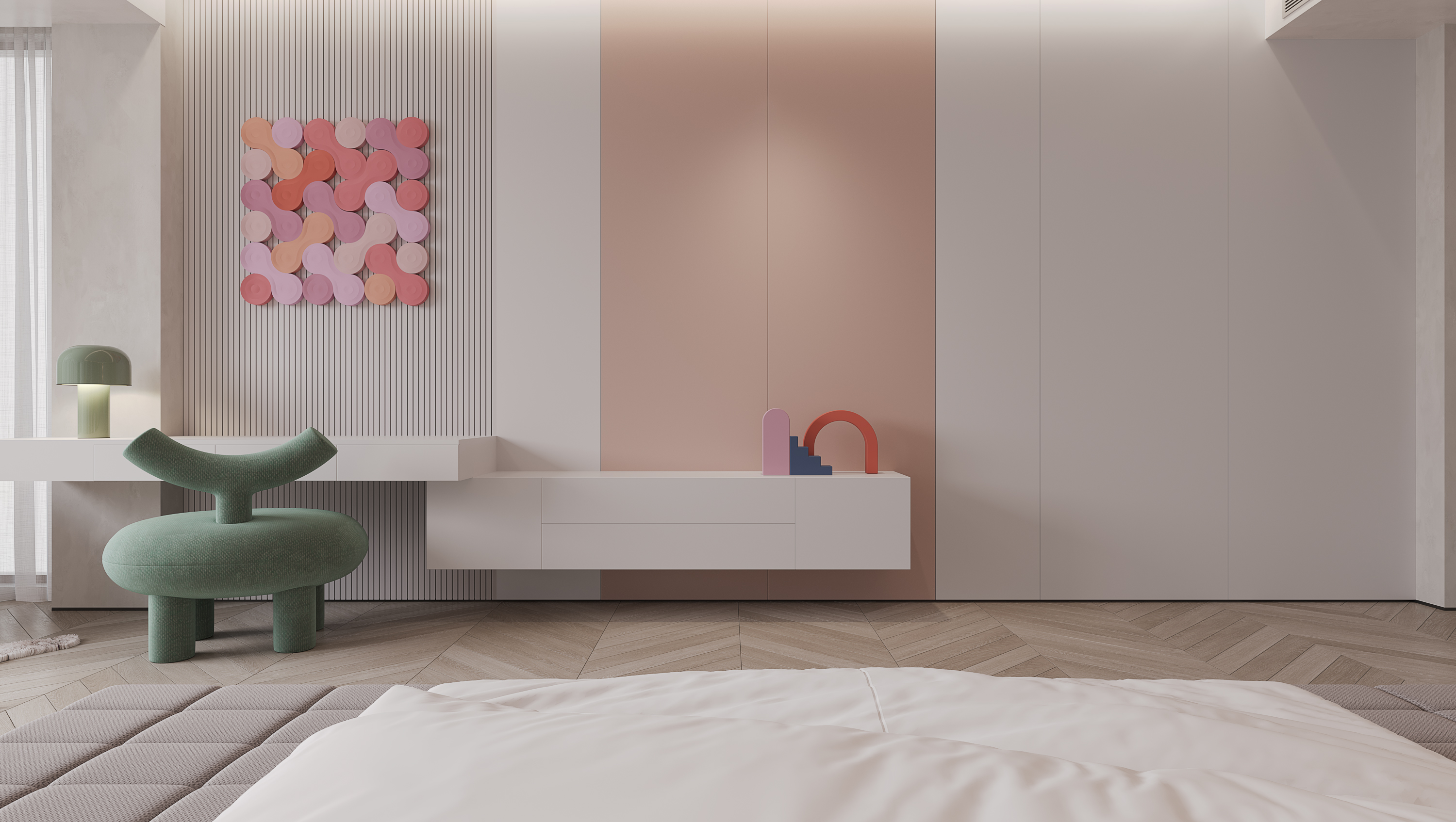 家装大平层奶油风-26