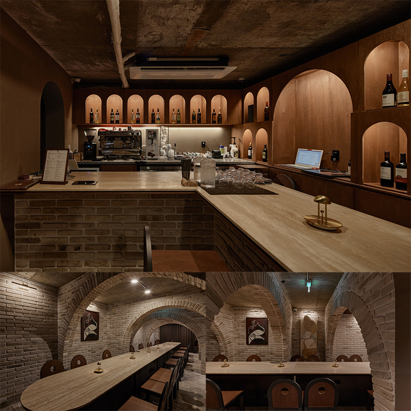 【韩国高级红酒酒吧设计】融合传统与现代的 40 平米奢华空间-1