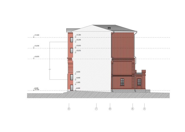 莫斯科第二博耶夫斯卡娅街办公楼砖石重建项目丨俄罗斯莫斯科丨建筑工作室“АМЛ”（Н. Лызлов等）-63