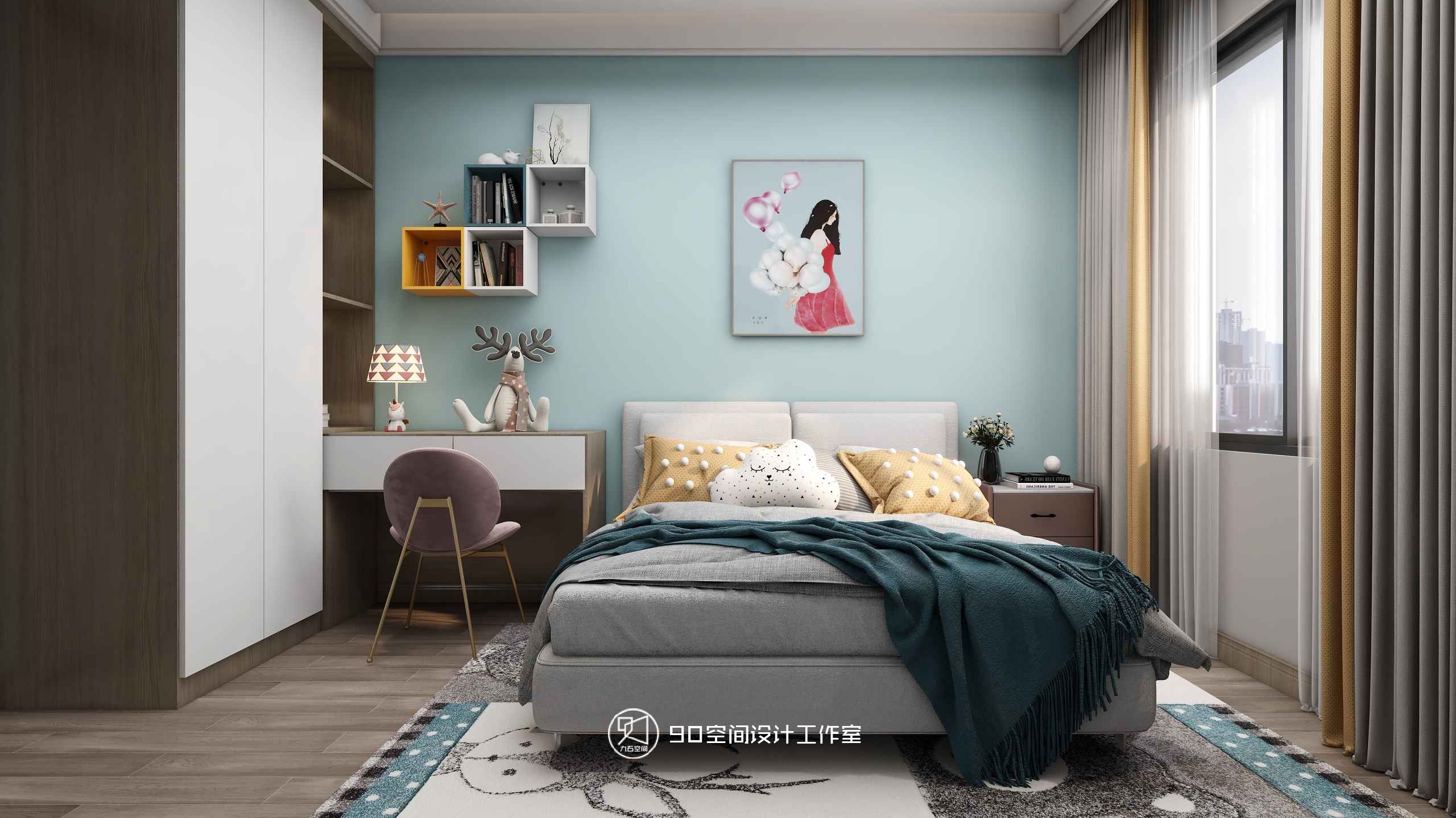 理想三旬 · 106 平方现代温馨家居设计-37