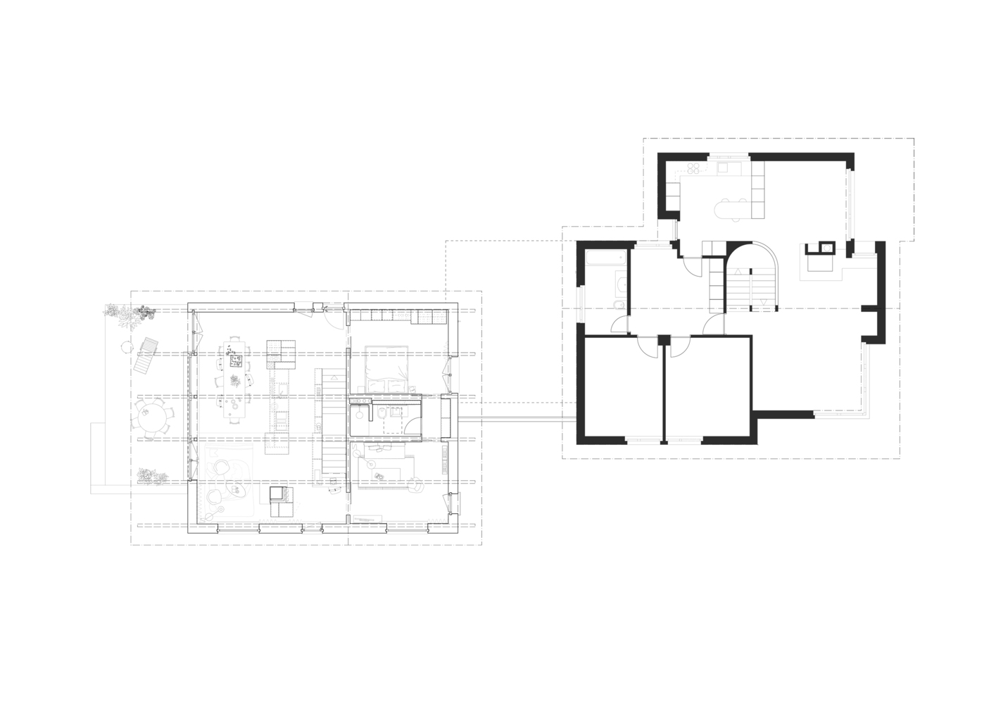 瑞士绿色坡地住宅丨Clou Architekten-33