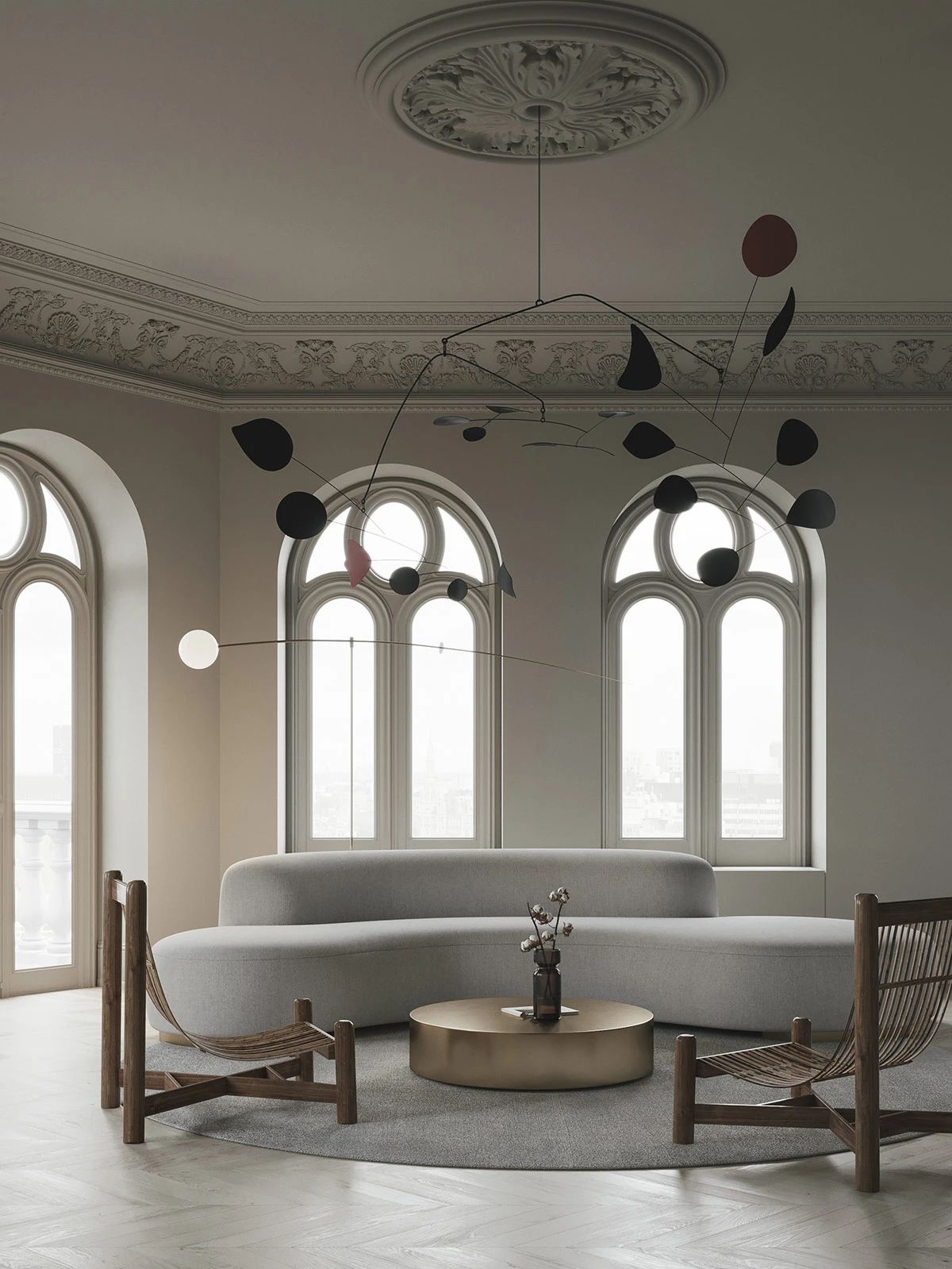 复古文艺宅设计丨空间设计-27