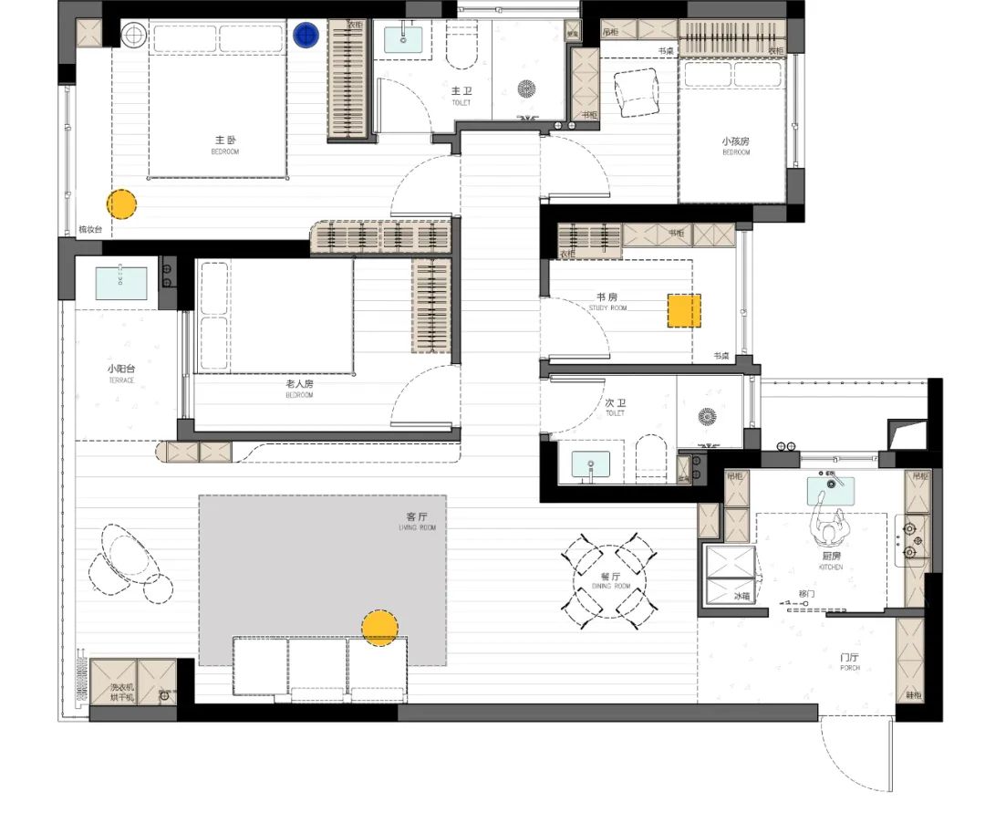福州·榕心映月住宅设计丨中国福州丨北城梁筑设计-171