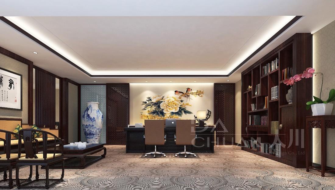 广州中恒集团办公楼 梧州写字楼 办公区 前厅接待-9