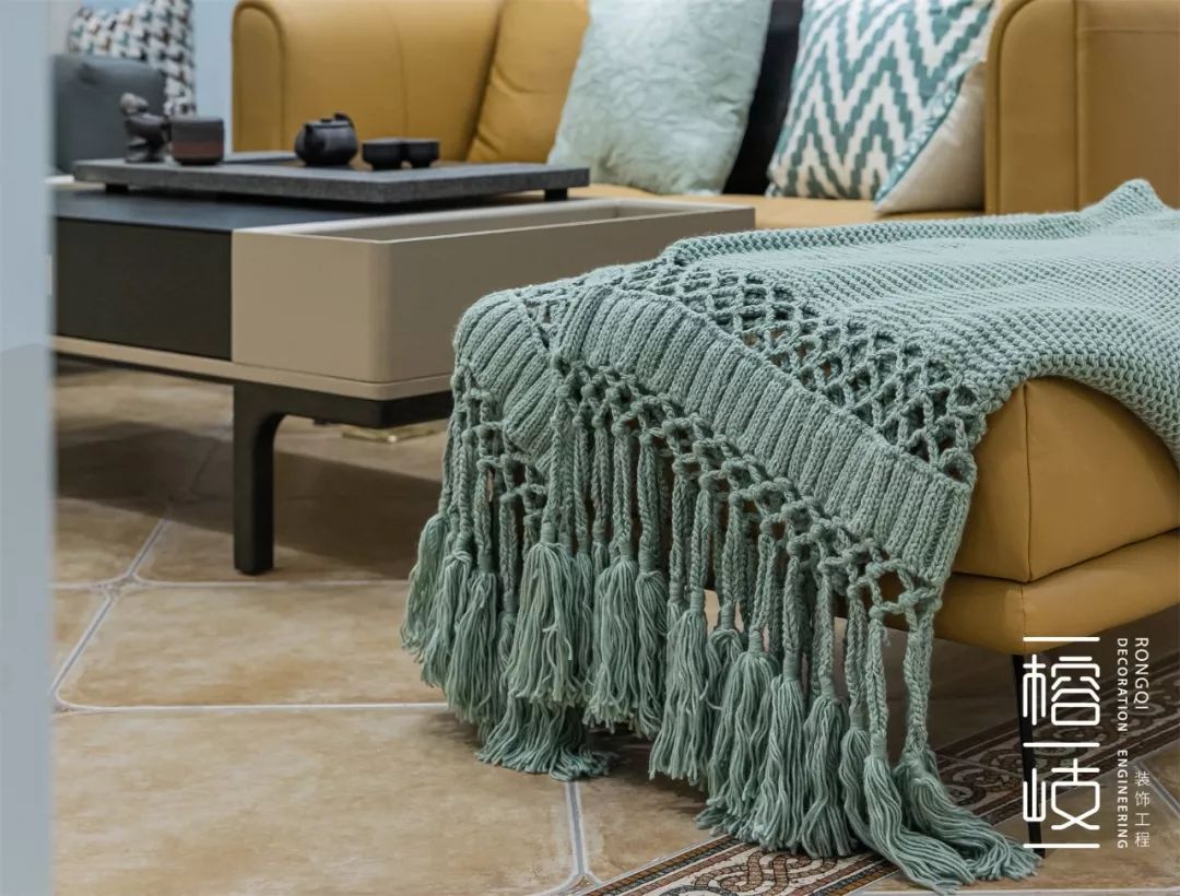 地中海混搭风打造温馨三口之家-82