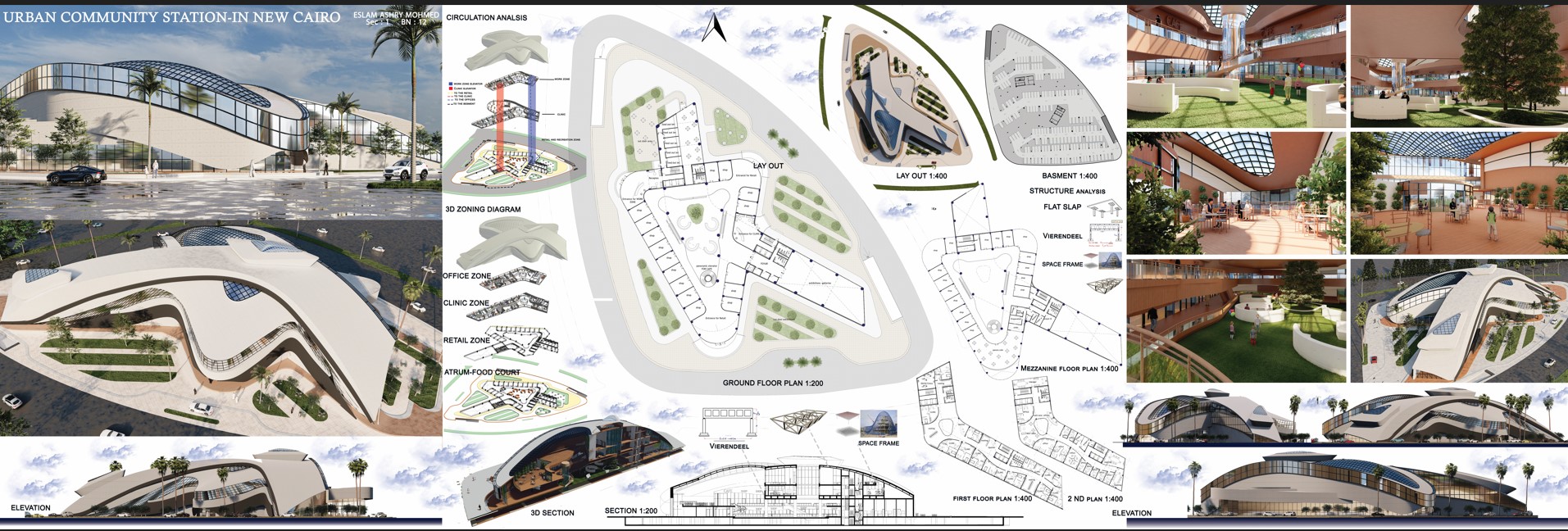 新开罗城市社区站丨埃及开罗丨开罗大学工程学院建筑系-23