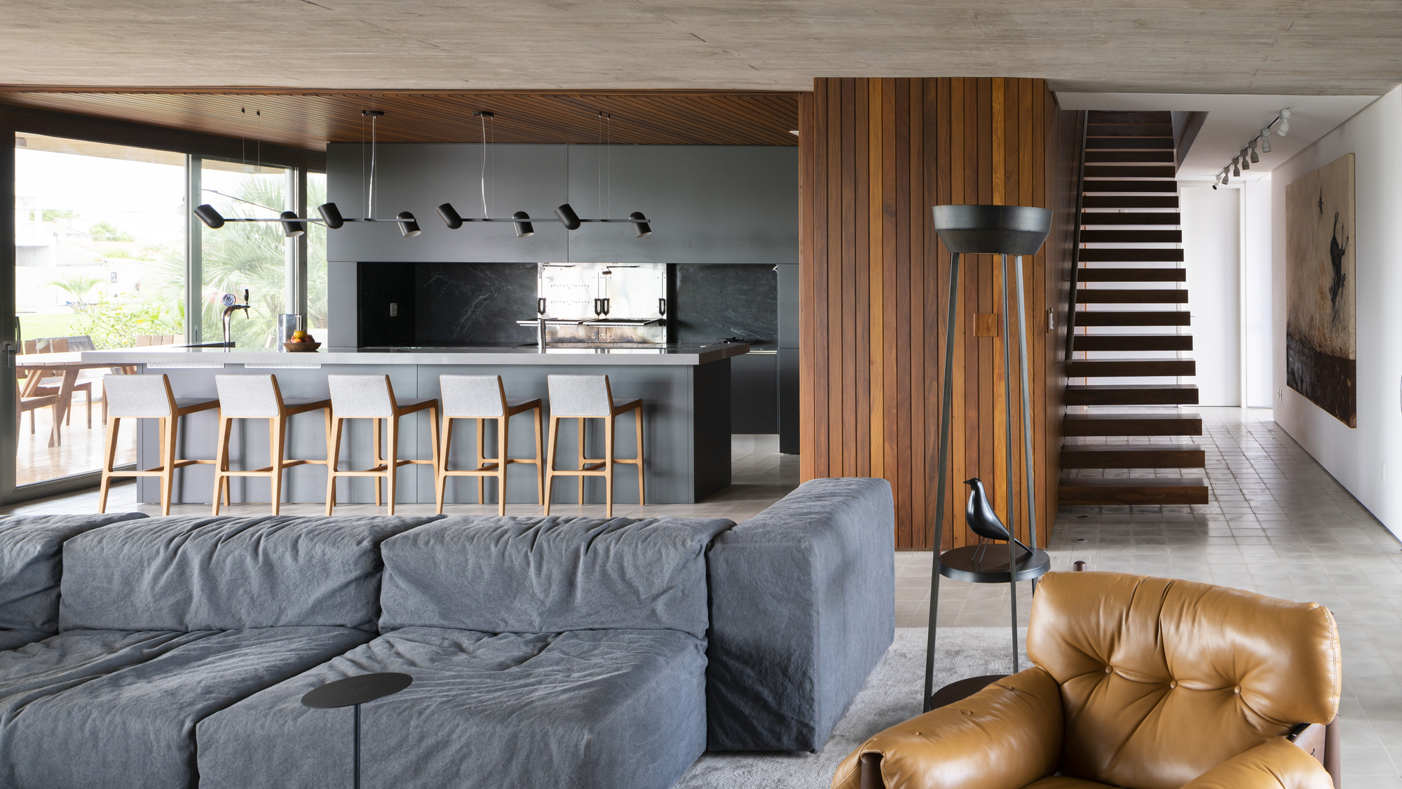 LSG #DM 住宅 | 混凝土棱镜与玻璃空间的互动-27