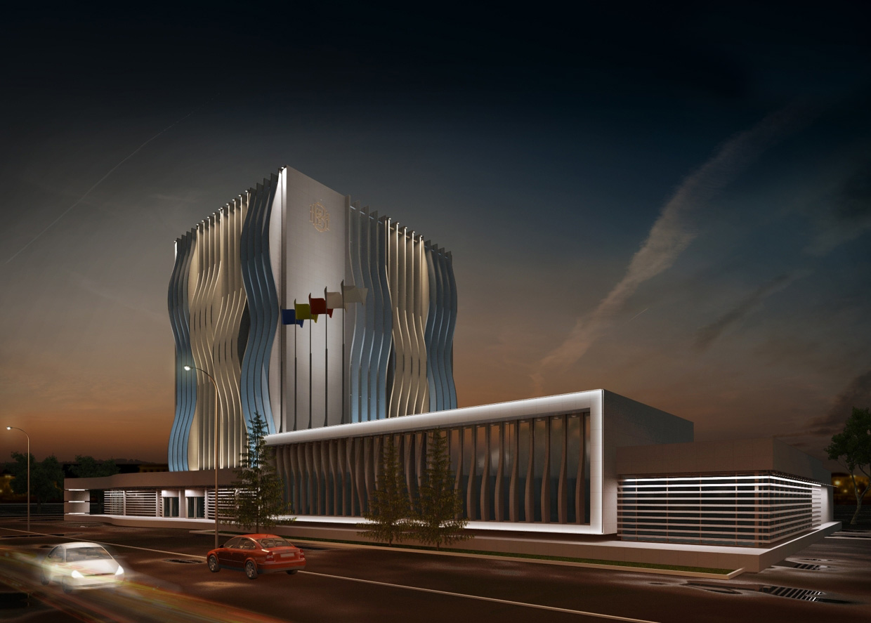 摩尔多瓦国家银行,基希纳乌的现代室内设计-14