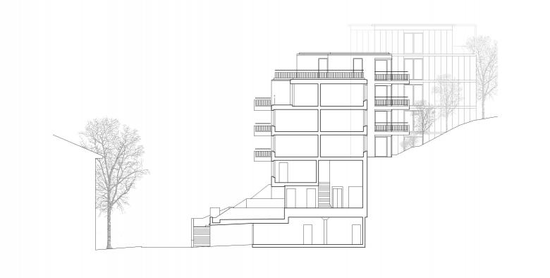 Zimmermann Sutter Architekten AG丨Wohnüberbauung Langgasse丨瑞士-36
