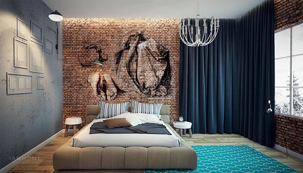 现代灰蓝色调公寓室内设计丨俄罗斯I AM HOME室内设计工作室-29