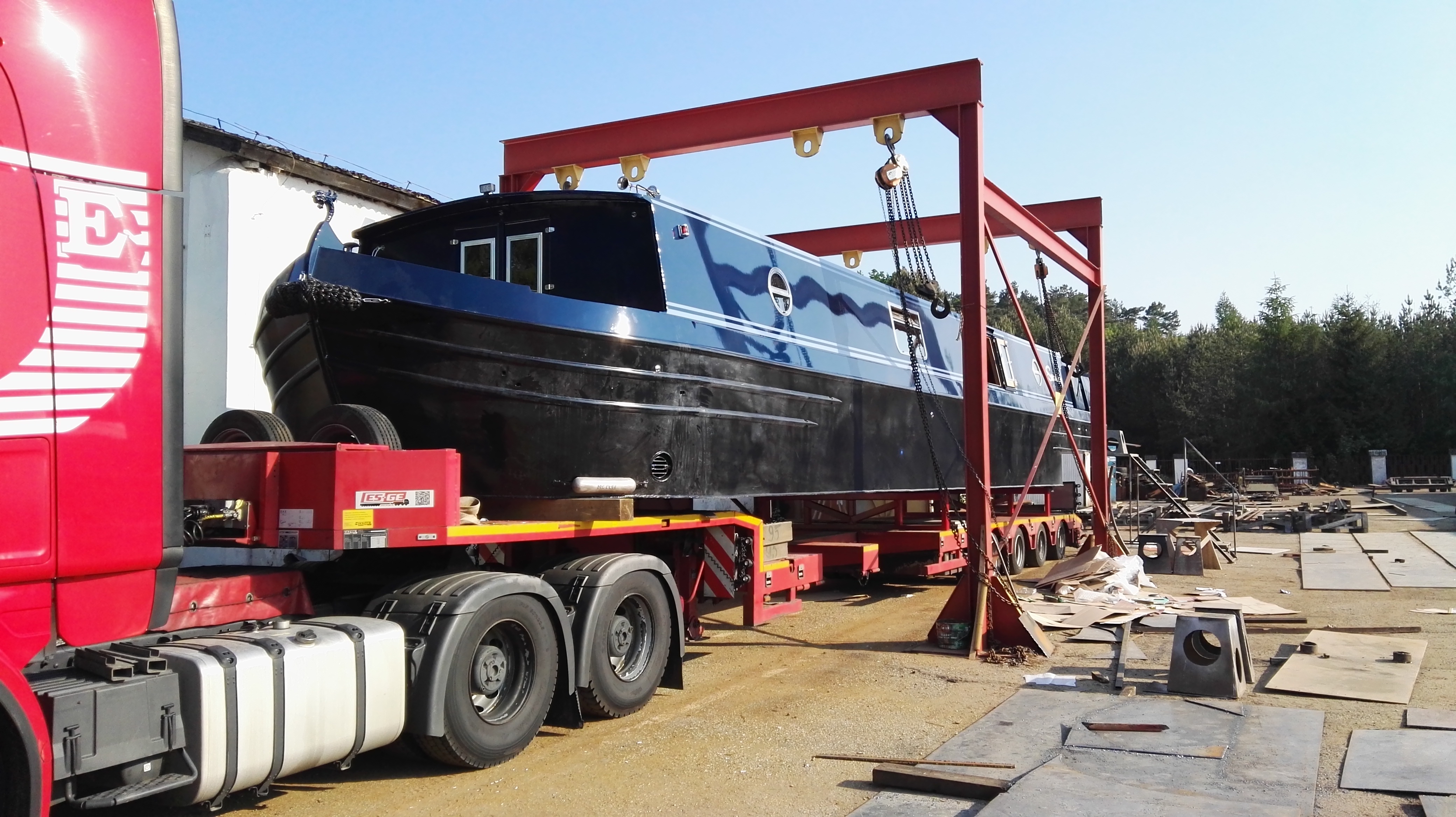 CANAL BOAT SERENDIPITY logo and interior-5
